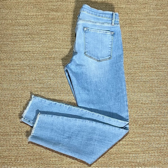 FRAME Le Skinny de Jeanne Crop Skinny Jeans Size 28 Great Condition - Picture 11 of 14